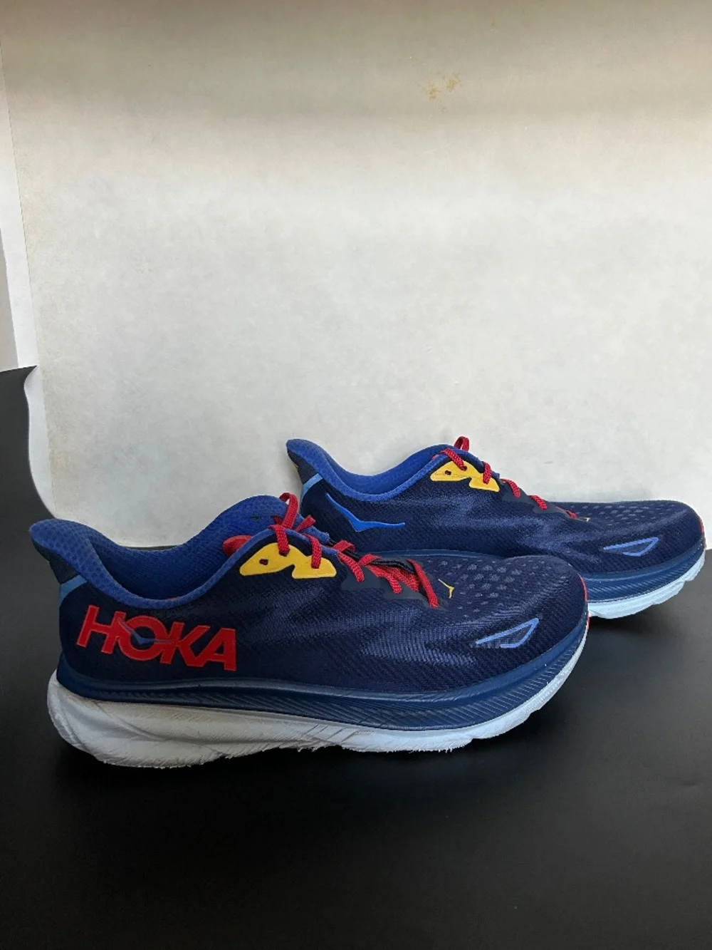 Hoka Clifton 9 Bellweather Blue/Dazzling Blue Men's Shoes–132210 BBDGB-12.5 2E